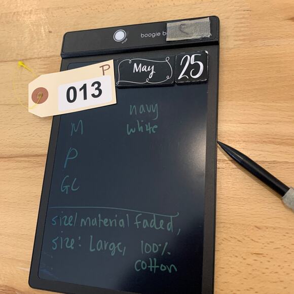 Bonobos Shirt Mens L Large Navy White SLIM Fit Pima Cotton Button Down Pocket - Picture 6 of 7